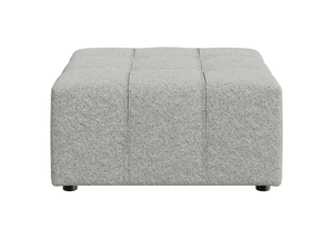 BRESCIA - Square tufted fabric pouf _ DÔME DECO